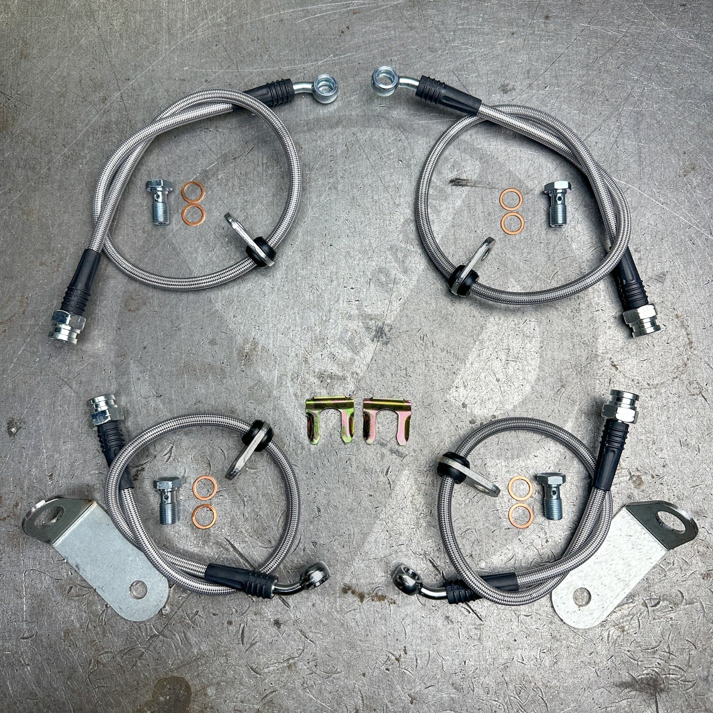 Stainless Steel Front and Rear Brake Line Replacement Kit 06-11 Honda Civic Si