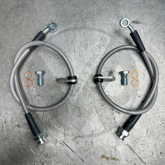 Stainless Steel Front Brake Line Replacement Kit 12-15 Honda Civic Si 9th Gen