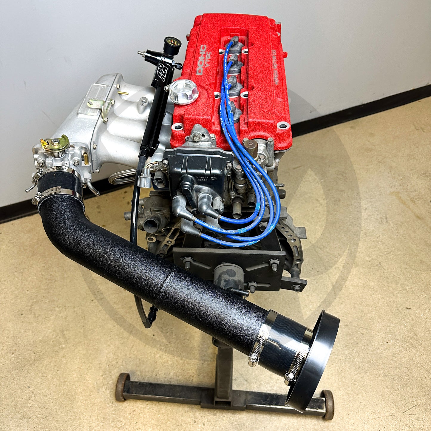 3" Inch Air Intake for Honda Civic Integra w/Skunk2 Ultra Street | Wrinkle Black
