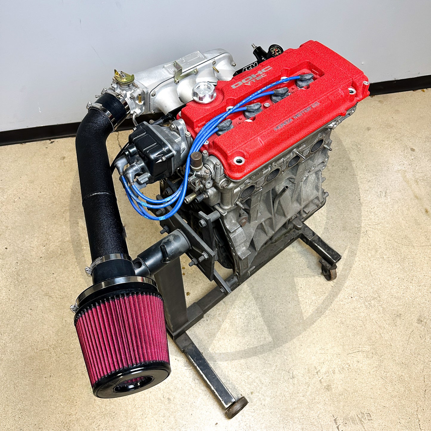 3" Inch Air Intake for Honda Civic Integra w/Skunk2 Ultra Street | Wrinkle Black