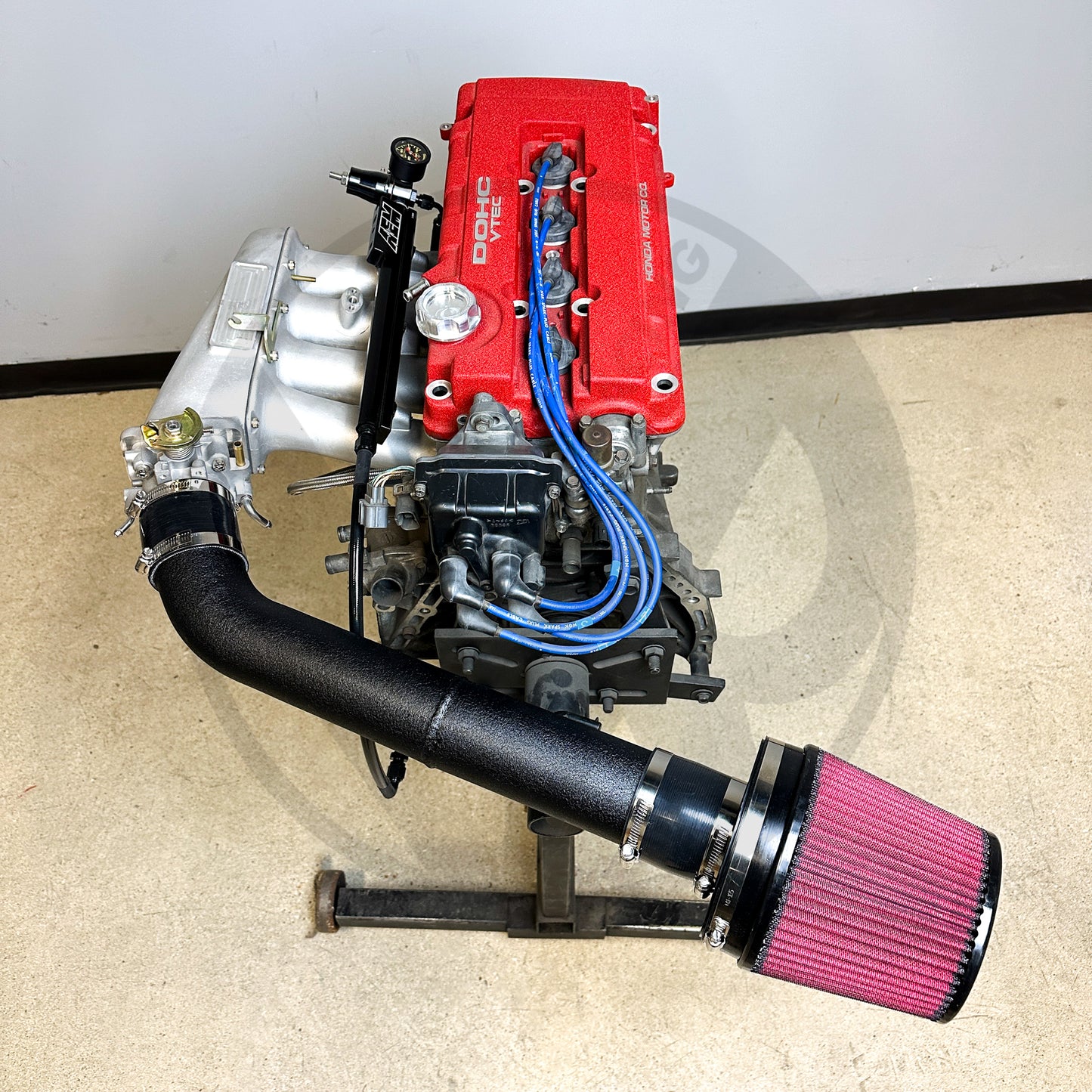 3" Inch Air Intake for Honda Civic Integra w/Skunk2 Ultra Street | Wrinkle Black
