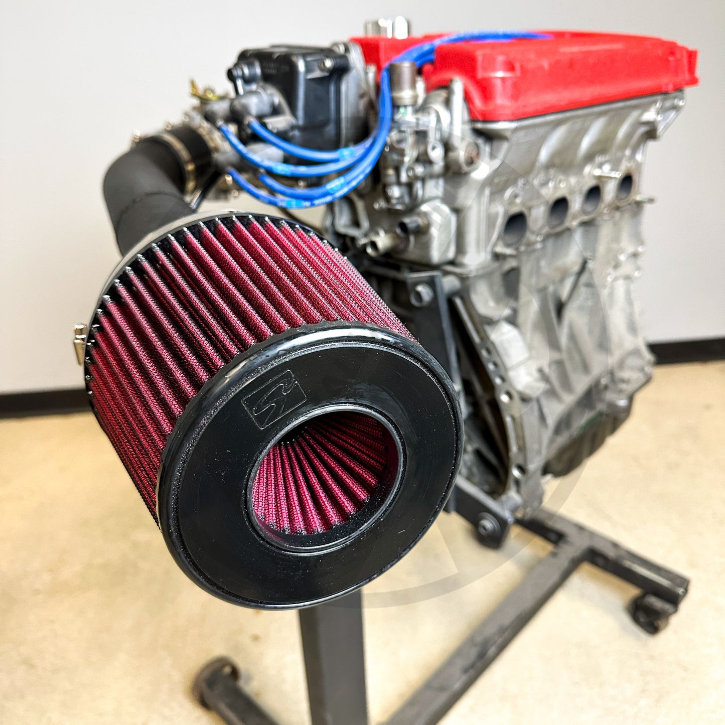 3" Inch Air Intake for Honda Civic Integra w/Skunk2 Ultra Street | Wrinkle Black