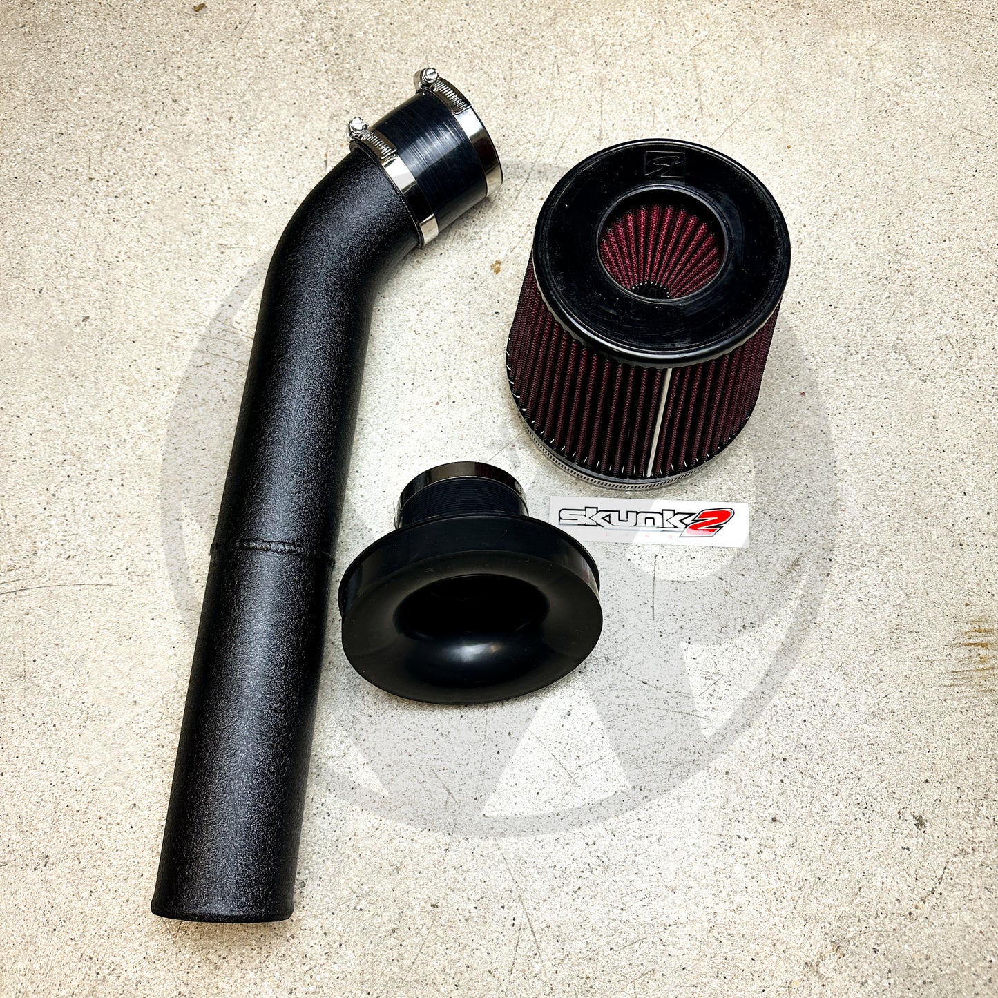 3" Inch Air Intake for Honda Civic Integra w/Skunk2 Ultra Street | Wrinkle Black