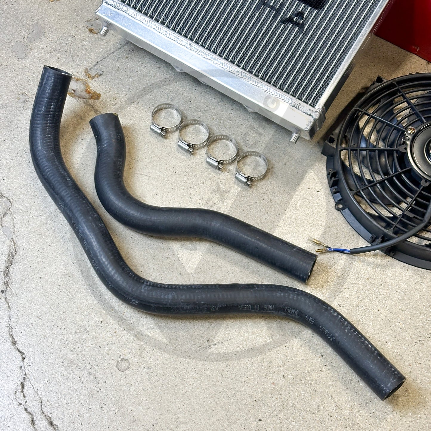 Skunk2 Pro Half Size Alpha Radiator Kit For Honda Civic Acura Integra B Series