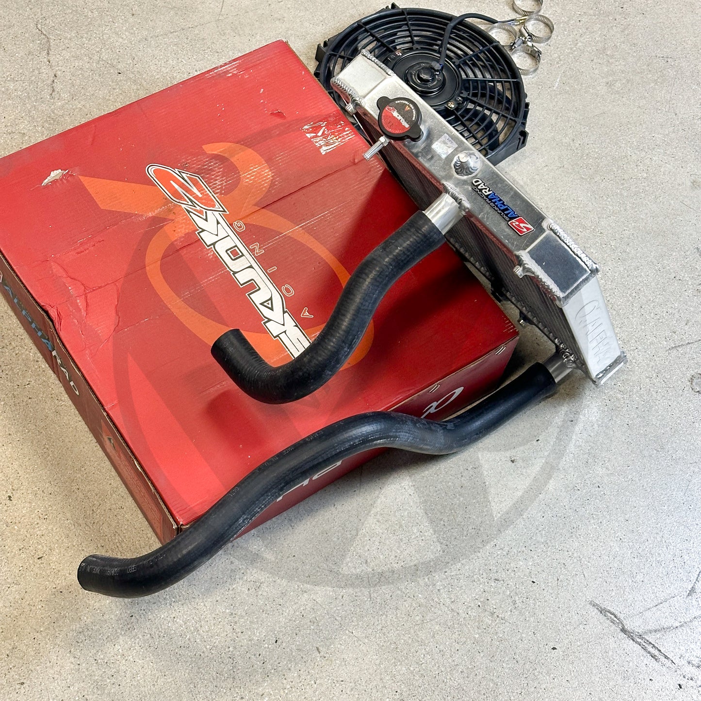 Skunk2 Pro Half Size Alpha Radiator Kit For Honda Civic Acura Integra B Series