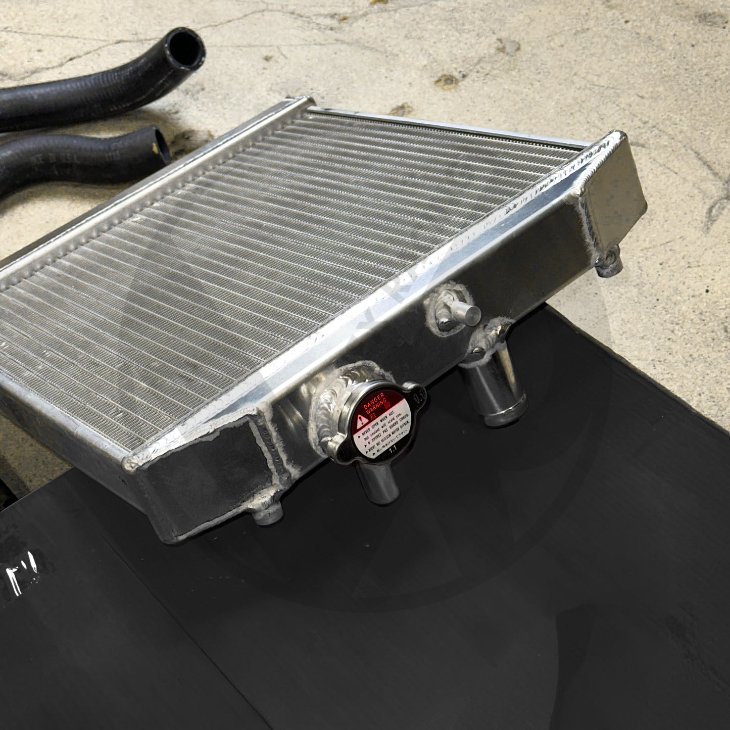 Pro Half Size Radiator Kit For Honda Civic Acura Integra B Series