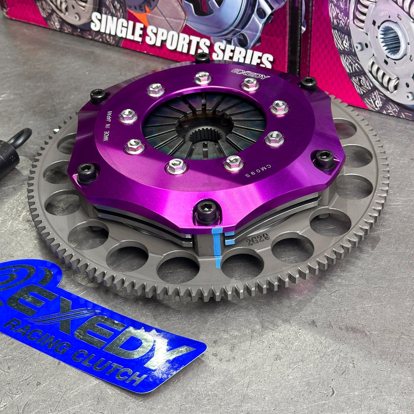 EXEDY Hyper Twin Rigid Disc Plate Clutch Kit for Honda/Acura B16 B18 B20 Hydro