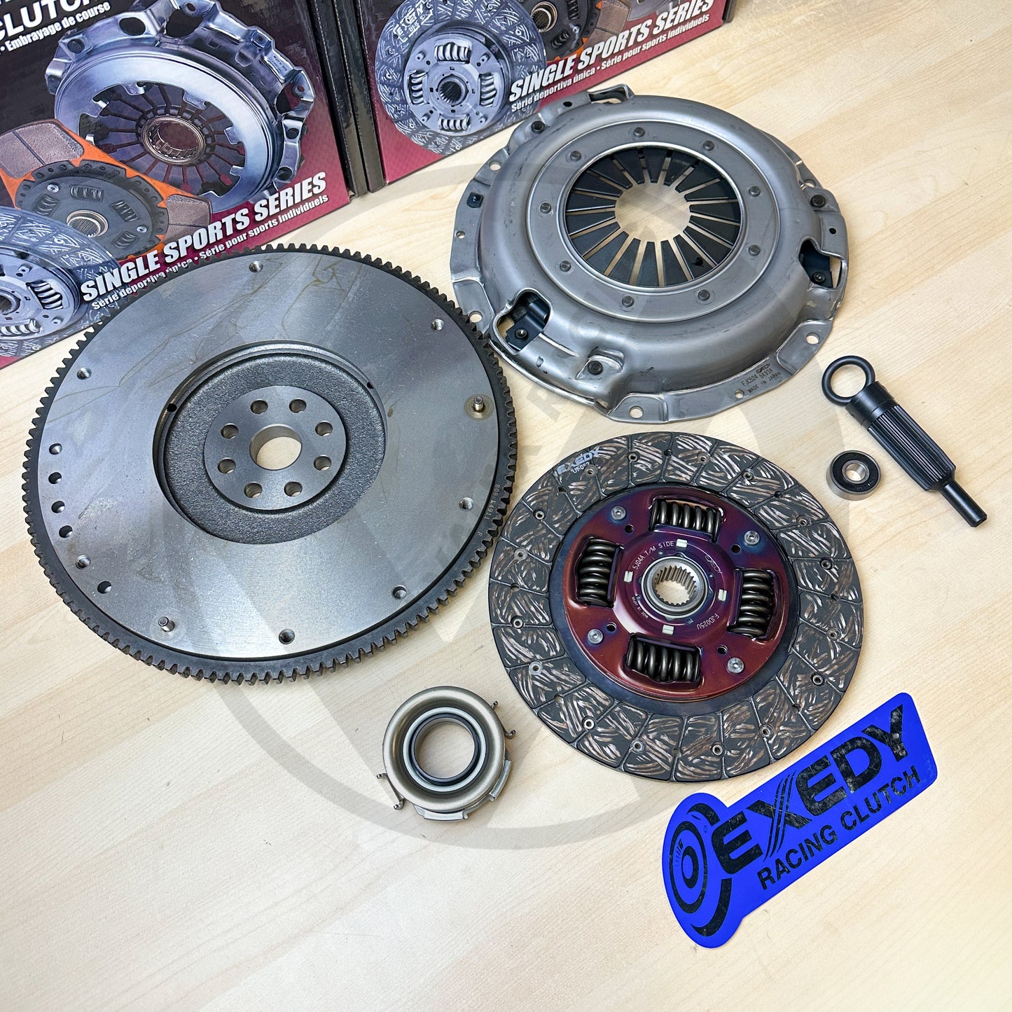EXEDY Stage 1 Clutch & OEM Flywheel Kit for 99-12 Subaru Impreza Base 2.5L