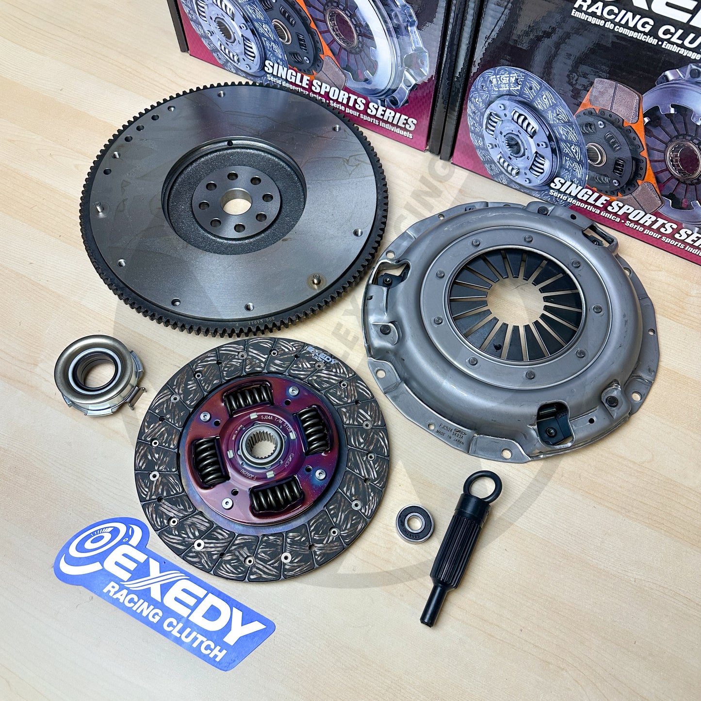 EXEDY Stage 1 Clutch & OEM Flywheel Kit for 99-12 Subaru Impreza Base 2.5L