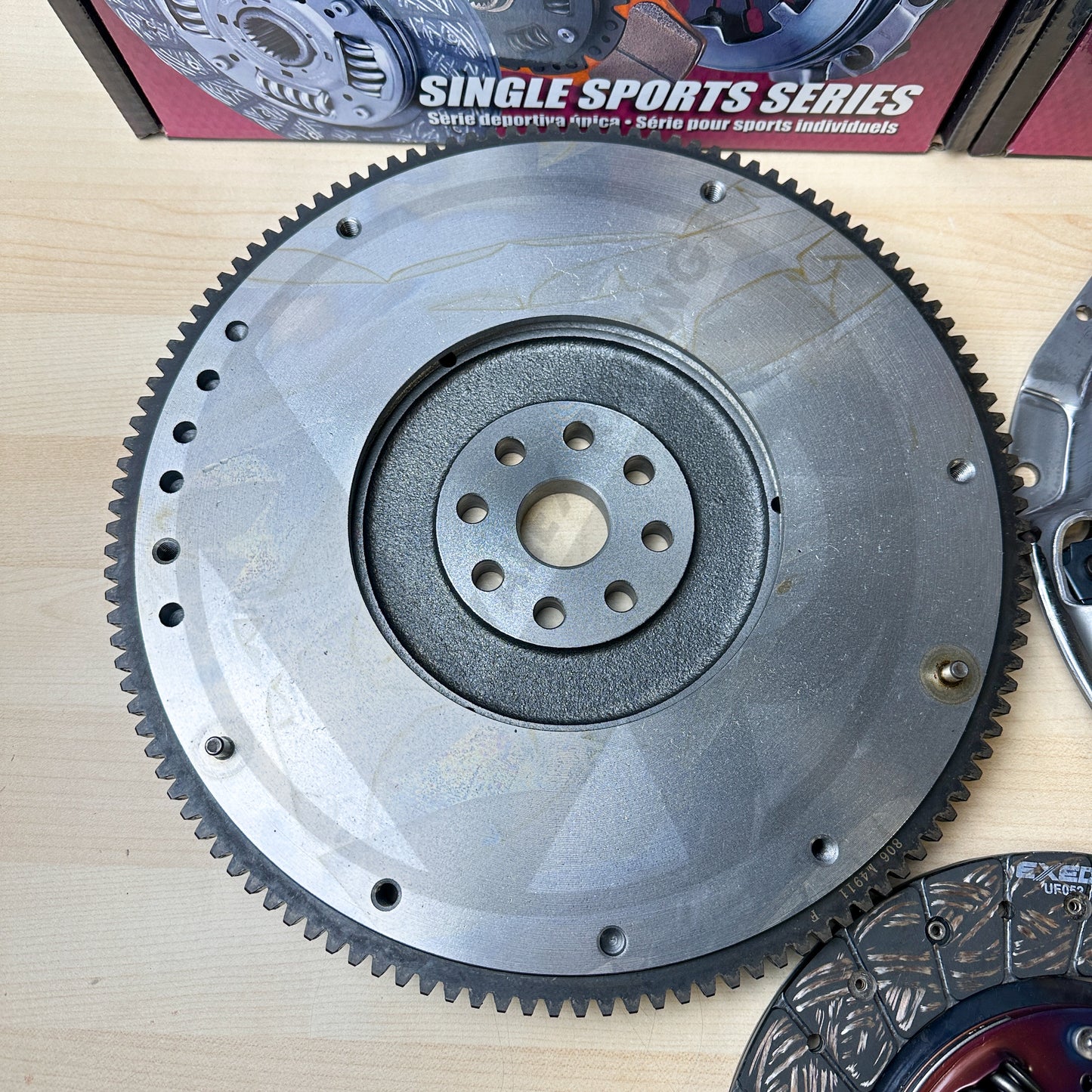 EXEDY OEM Clutch & OEM Flywheel Kit for 99-12 Subaru Impreza Base 2.5L
