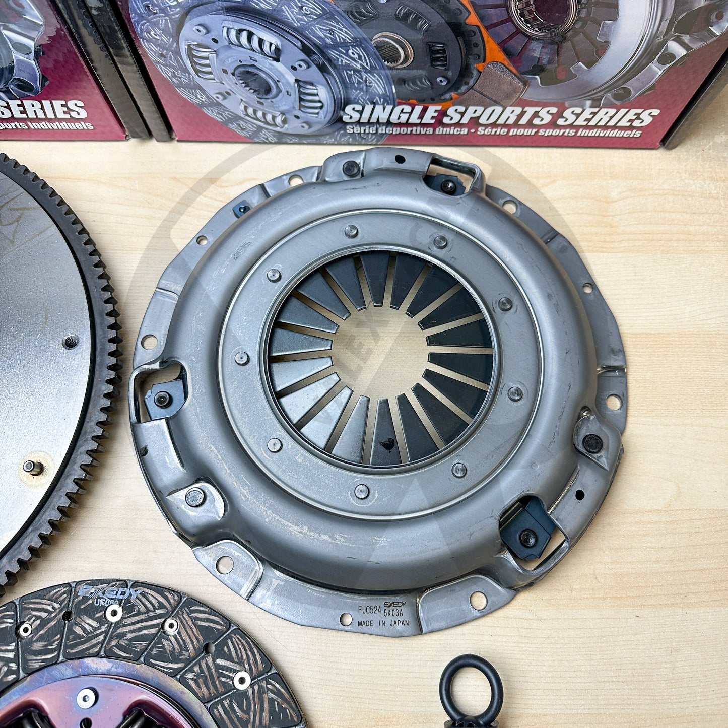 EXEDY OEM Clutch & OEM Flywheel Kit for 99-12 Subaru Impreza Base 2.5L
