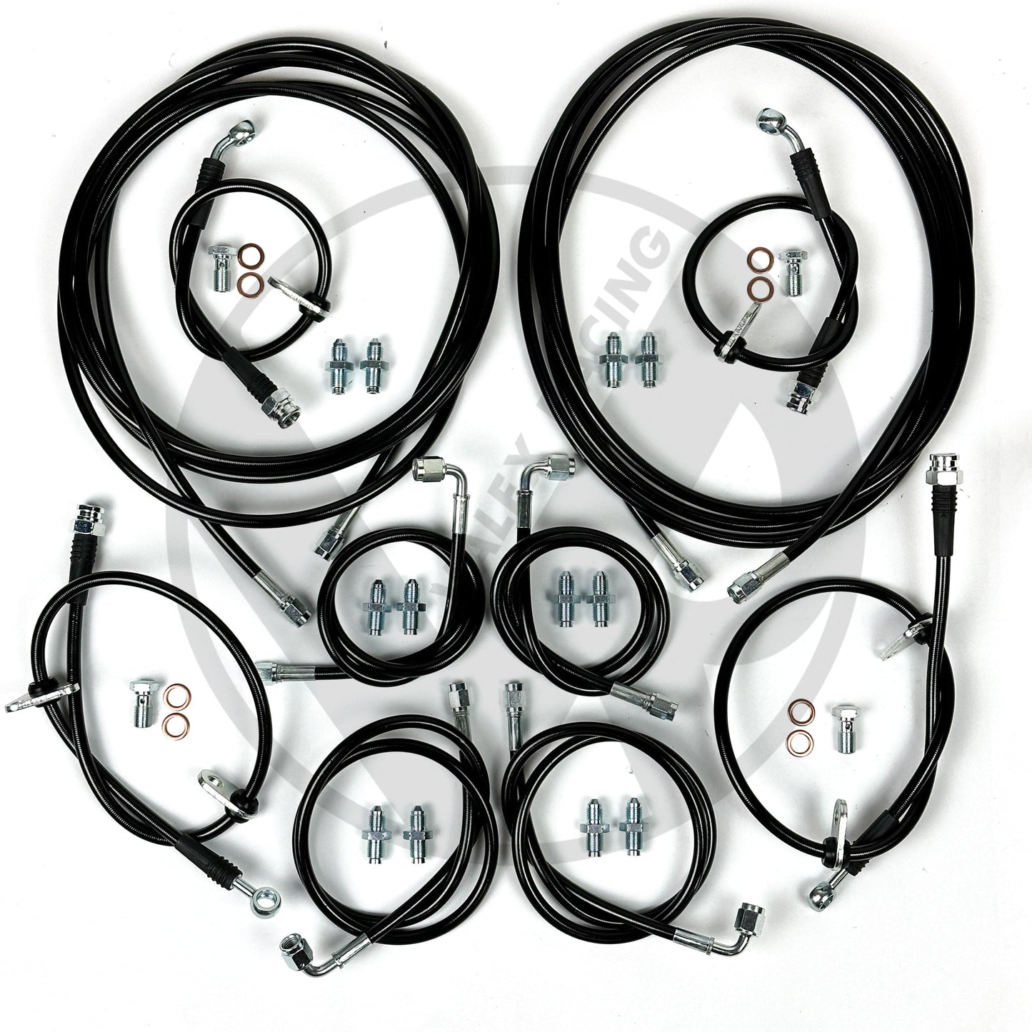 Complete Brake Line Kit With ABS Delete Lines for 2002-2006 Acura RSX Type-S