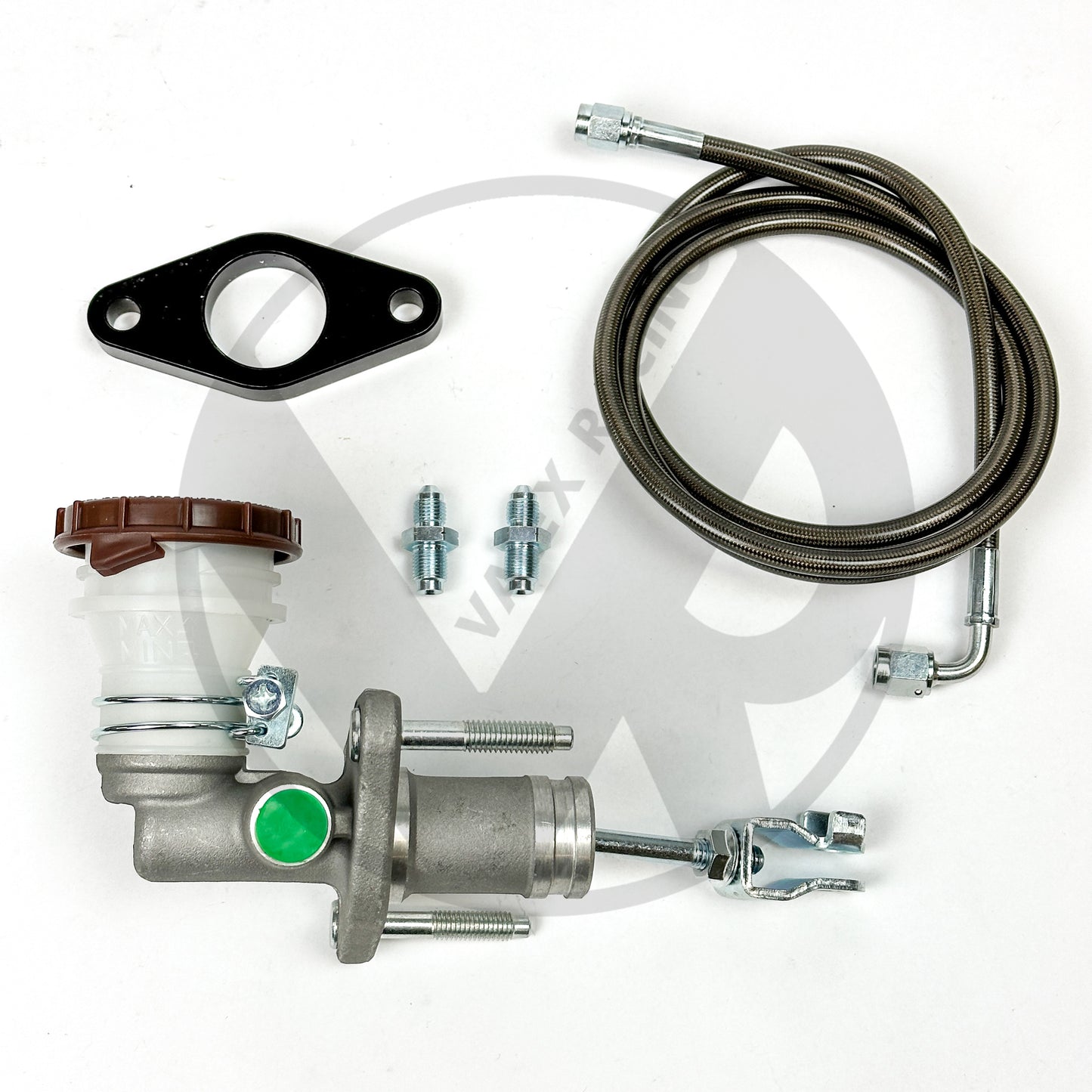 S2000 Style Clutch Master Cylinder & Stainless Line Kit For 97-01 Honda CRV