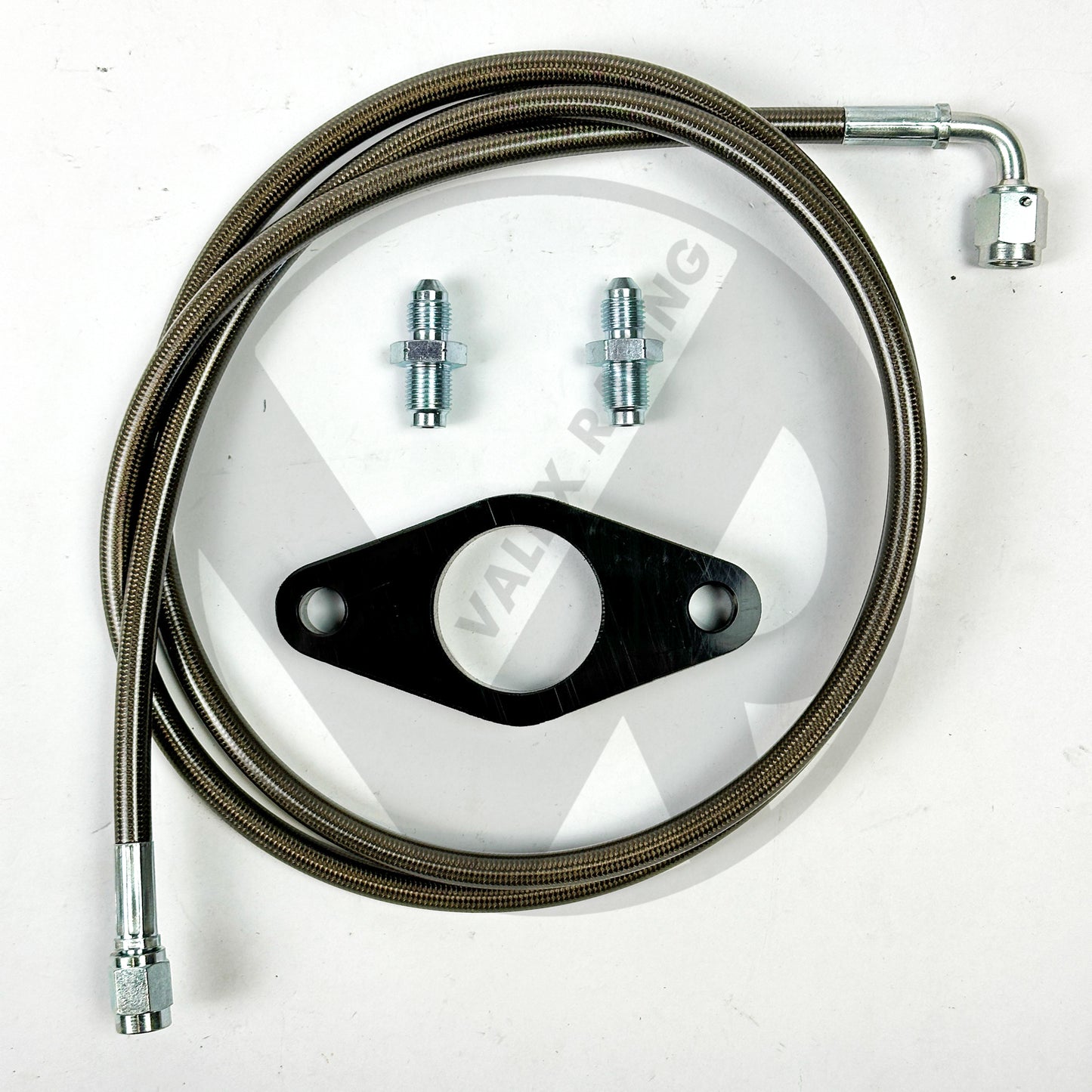 S2000 S2K CMC CLUTCH MASTER CYLINDER ADAPTER PLATE & BRAIDED CLUTCH LINE for Honda Acura B Series D Series