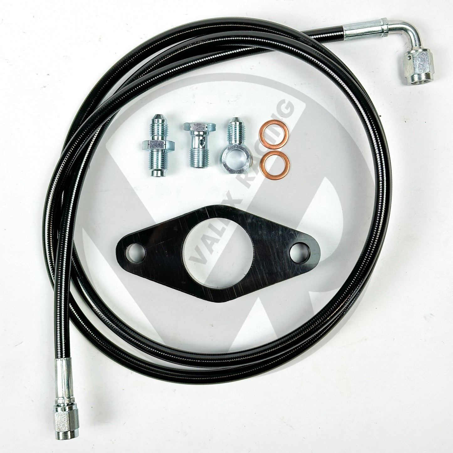 S2000 S2K CMC CLUTCH MASTER CYLINDER ADAPTER PLATE & BLACK SS CLUTCH LINE for Honda Acura K Swap