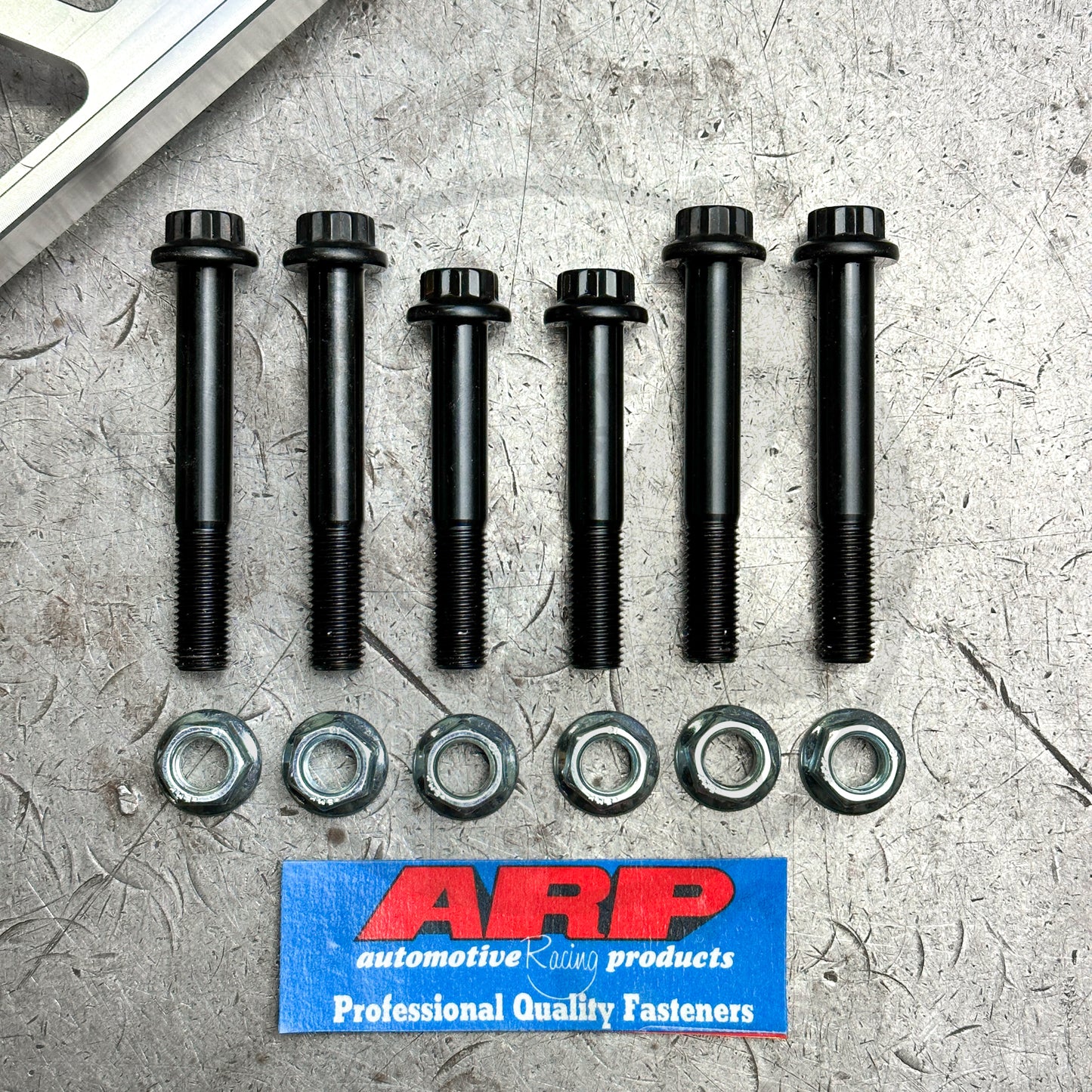 ARP Rear Lower Control Arm Bolt Kit for 1996-2000 Honda Civic EK (Black)