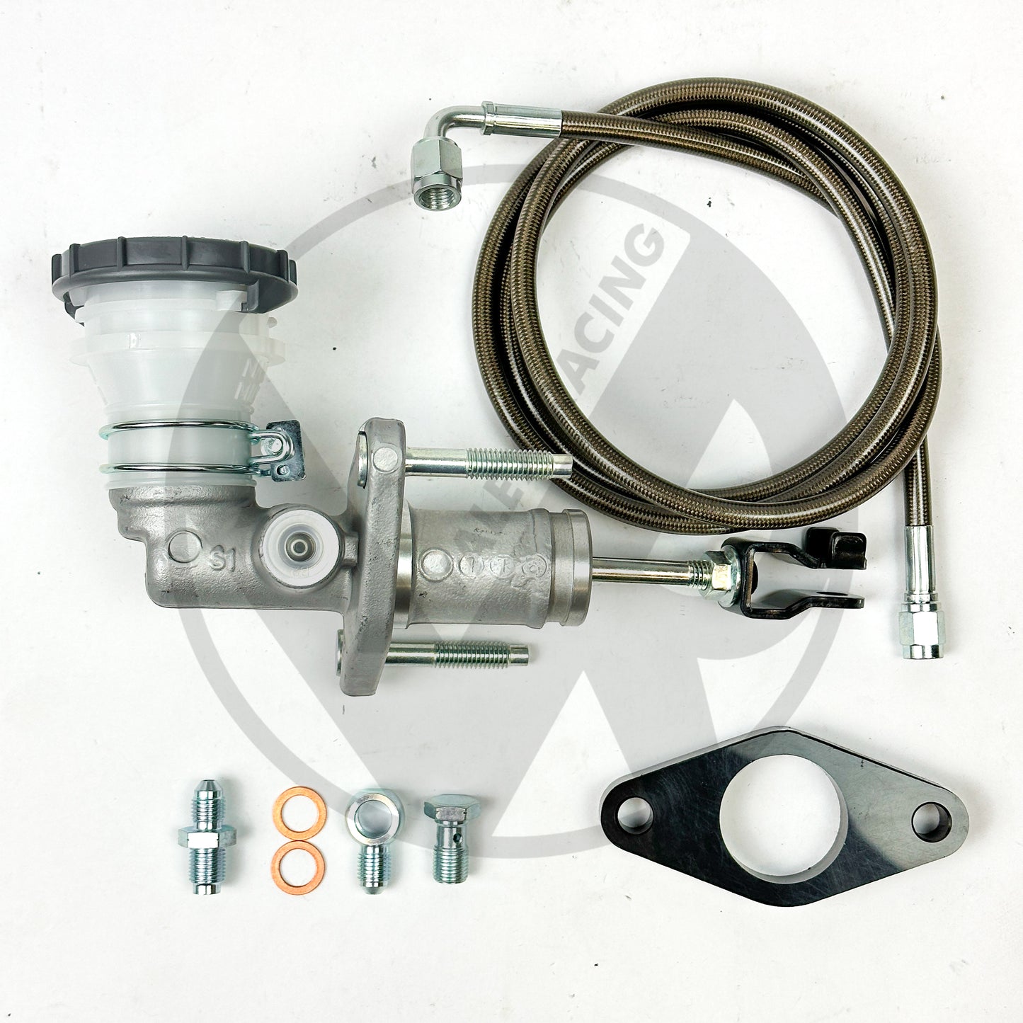 OEM S2000 (S2K) Clutch Master Cylinder (CMC) Kit with K Swap Stainless Steel Clutch Line EG EK DC