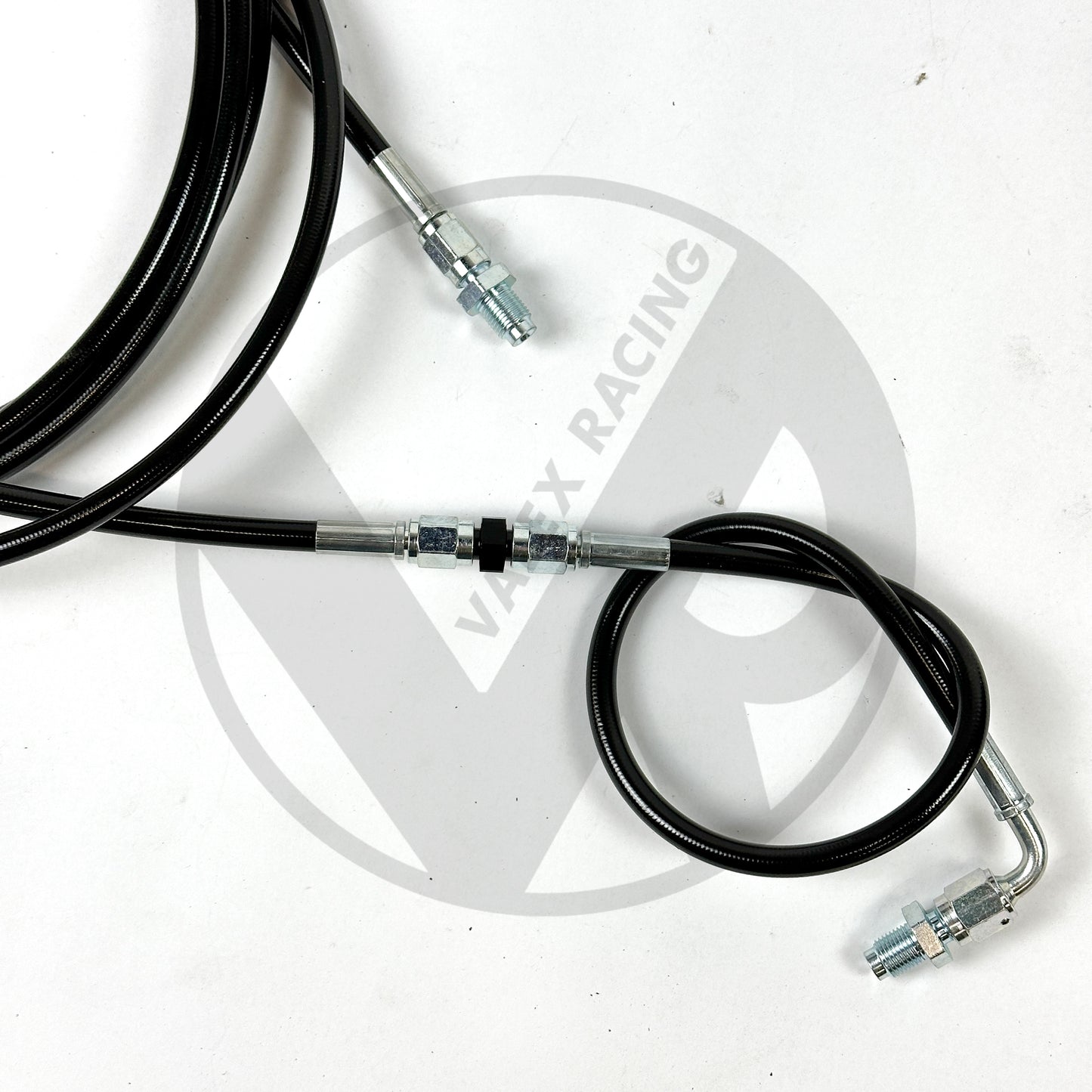 Complete BLACK Stainless Rear Brake Line Replacement Kit 88-91 CRX / EF Civic
