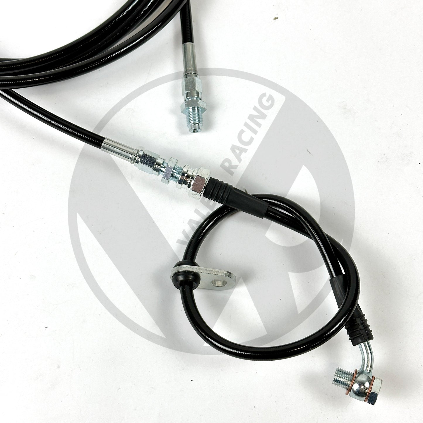 Complete BLACK Stainless Rear Brake Line Replacement Kit 88-91 CRX / EF Civic