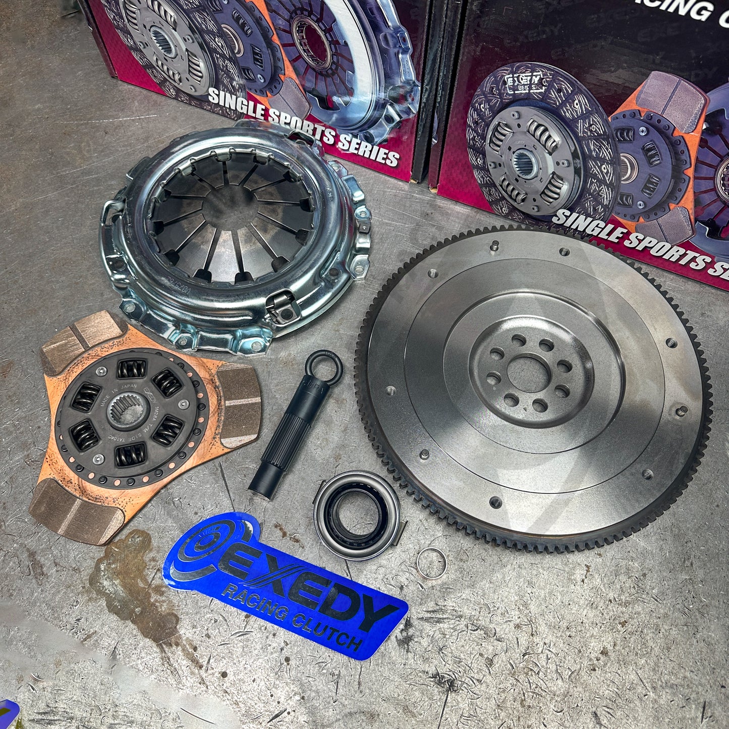 EXEDY STAGE 2 CLUTCH KIT & OEM FLYWHEEL Honda K Series K20 K24