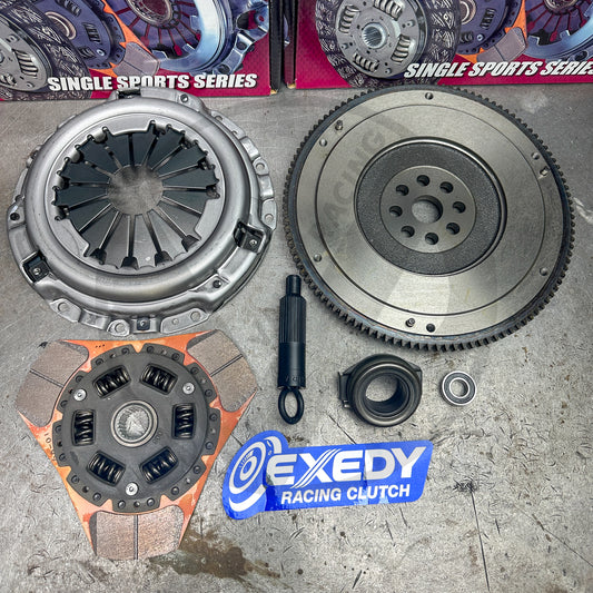 EXEDY STAGE 2 CLUTCH DISC OEM PRESSURE PLATE OEM FLYWHEEL for Honda B Series