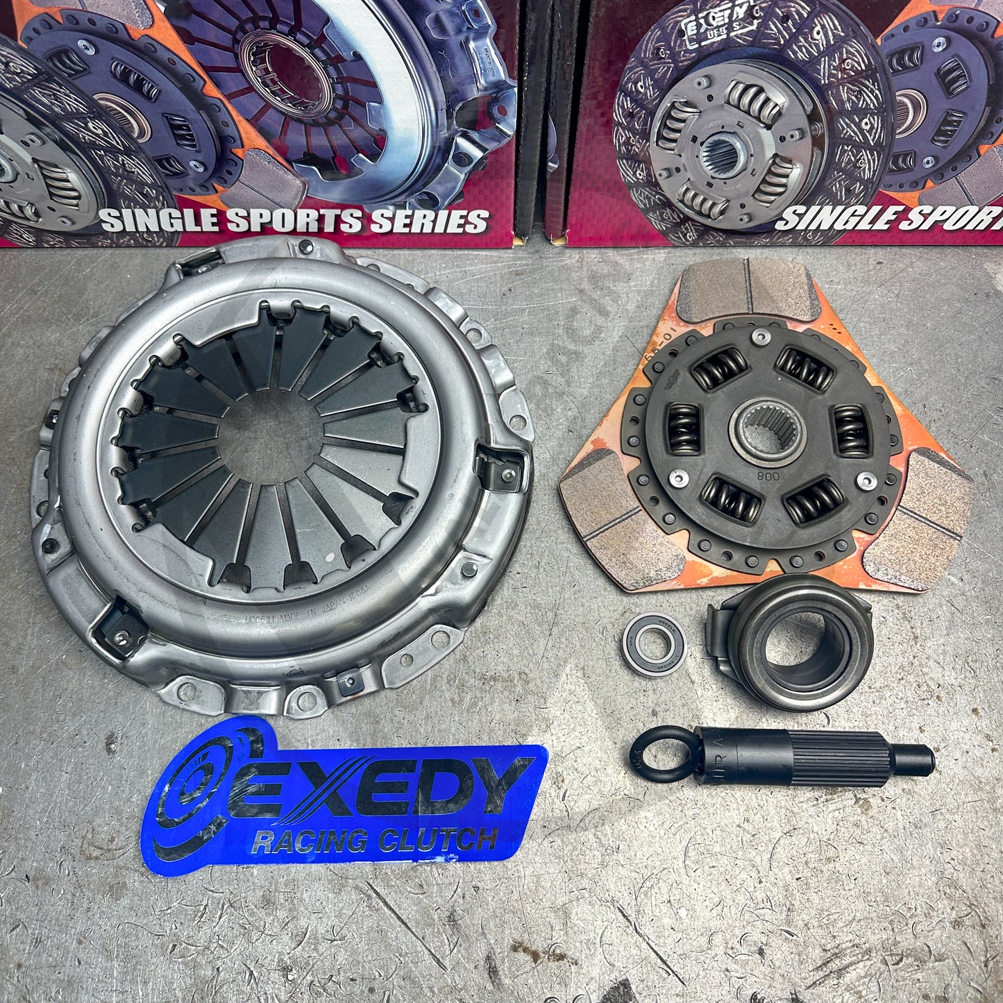 EXEDY STAGE 2 CLUTCH DISC & OEM PRESSURE PLATE for Honda Civic Integra B Series