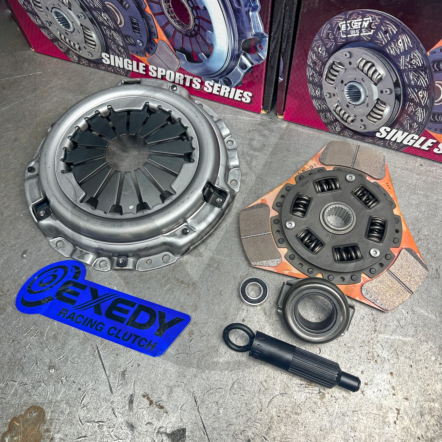 EXEDY STAGE 2 CLUTCH DISC & OEM PRESSURE PLATE for Honda Civic Integra B Series