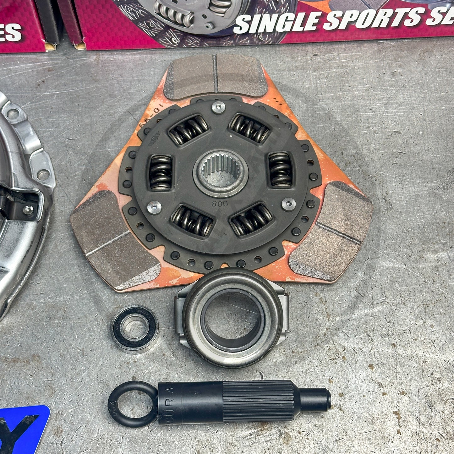 EXEDY STAGE 2 CLUTCH DISC & OEM PRESSURE PLATE for Honda Civic Integra B Series