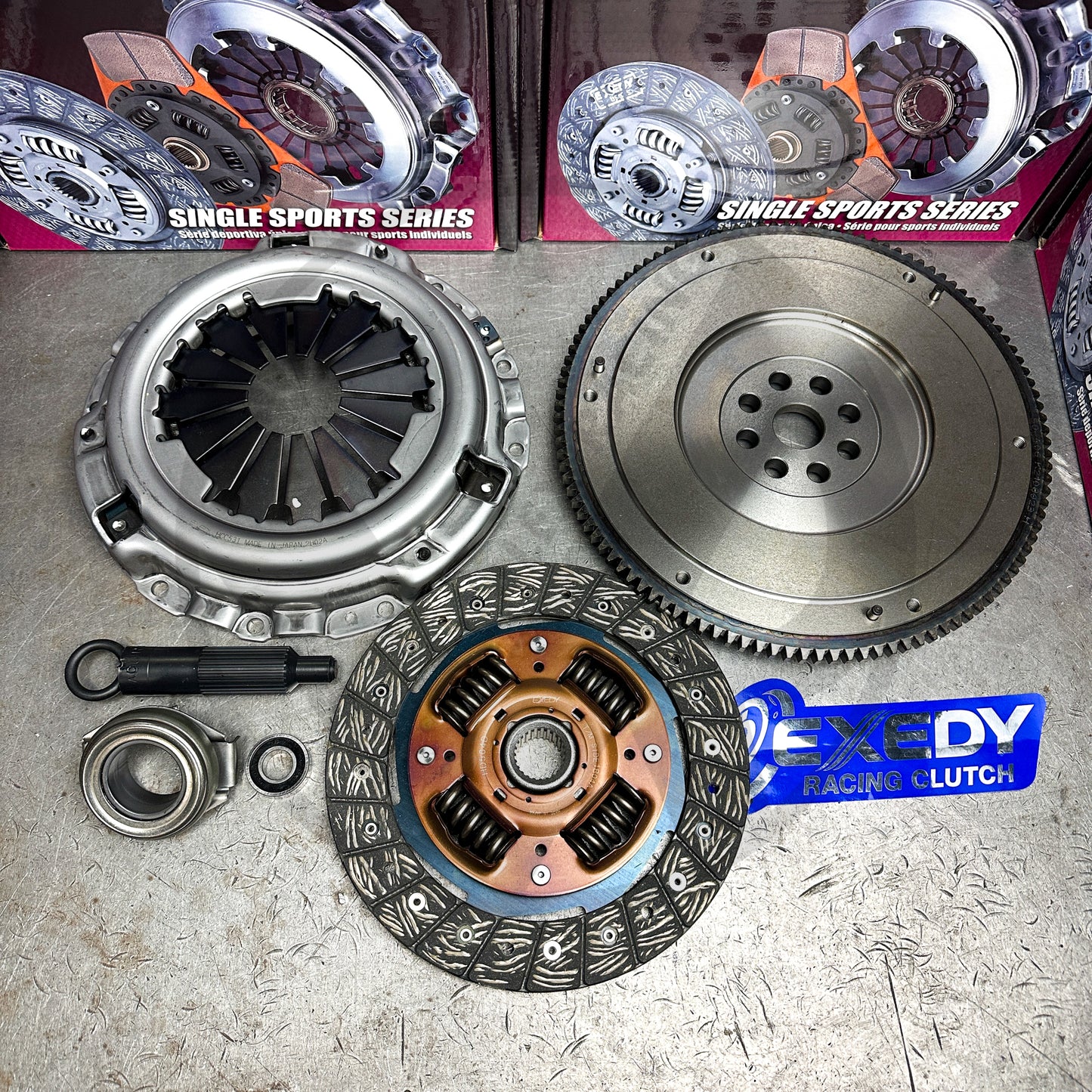 Exedy Stage 1 Disc w OEM Pressure Plate & Flywheel for Honda Civic B Series