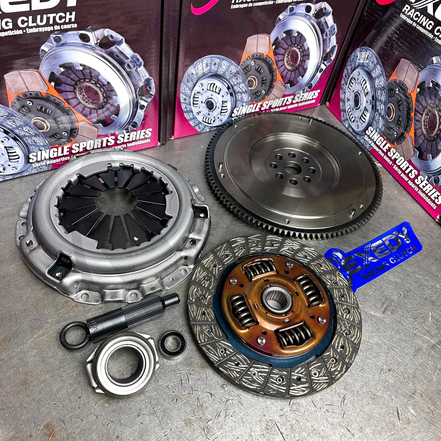 Exedy Stage 1 Disc w OEM Pressure Plate & Flywheel for Honda Civic B Series