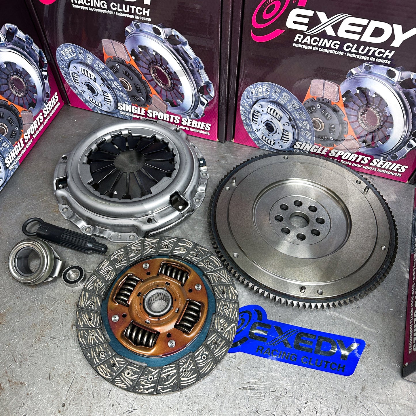 Exedy Stage 1 Disc w OEM Pressure Plate & Flywheel for Honda Civic B Series