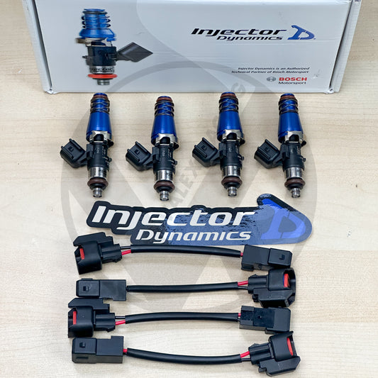 Injector Dynamics ID1050X with FREE Plug and Play Clips for Honda Acura DOHC VTEC B16 B18 GSR Si
