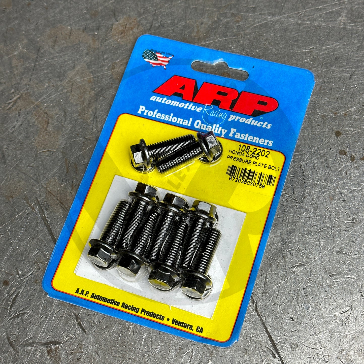 ARP Pressure Plate Bolts 6pt for Honda Acura K B D H (9 Piece)