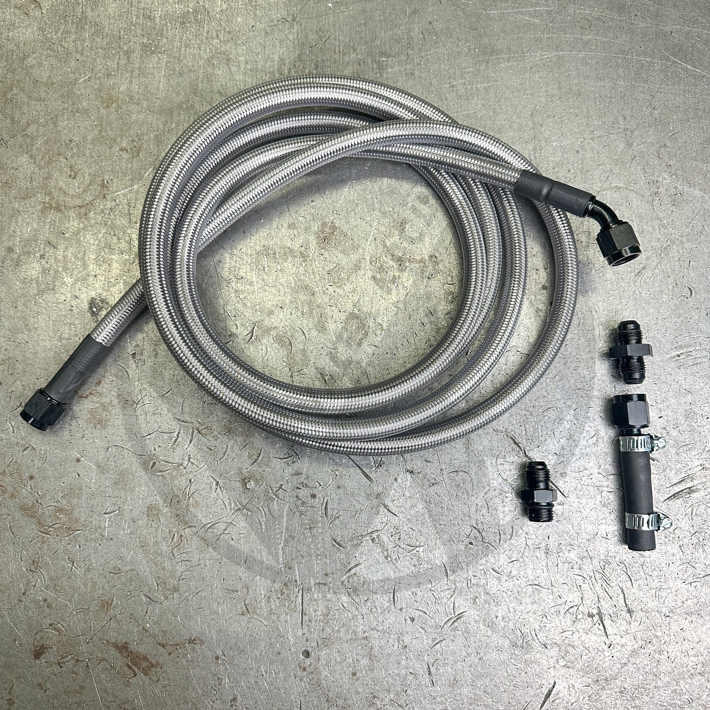 92-95 Civic E85 Compatible Stainless Steel Fuel Return Line | Regulator to Tank