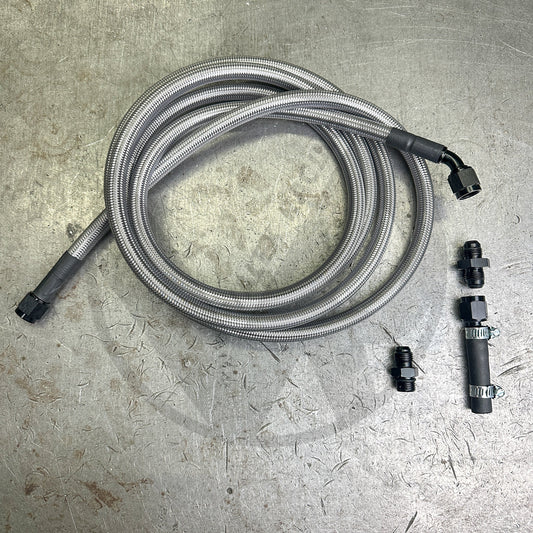 94-01 Integra E85 Compatible Stainless Steel Fuel Return Line | Regulator to Tank