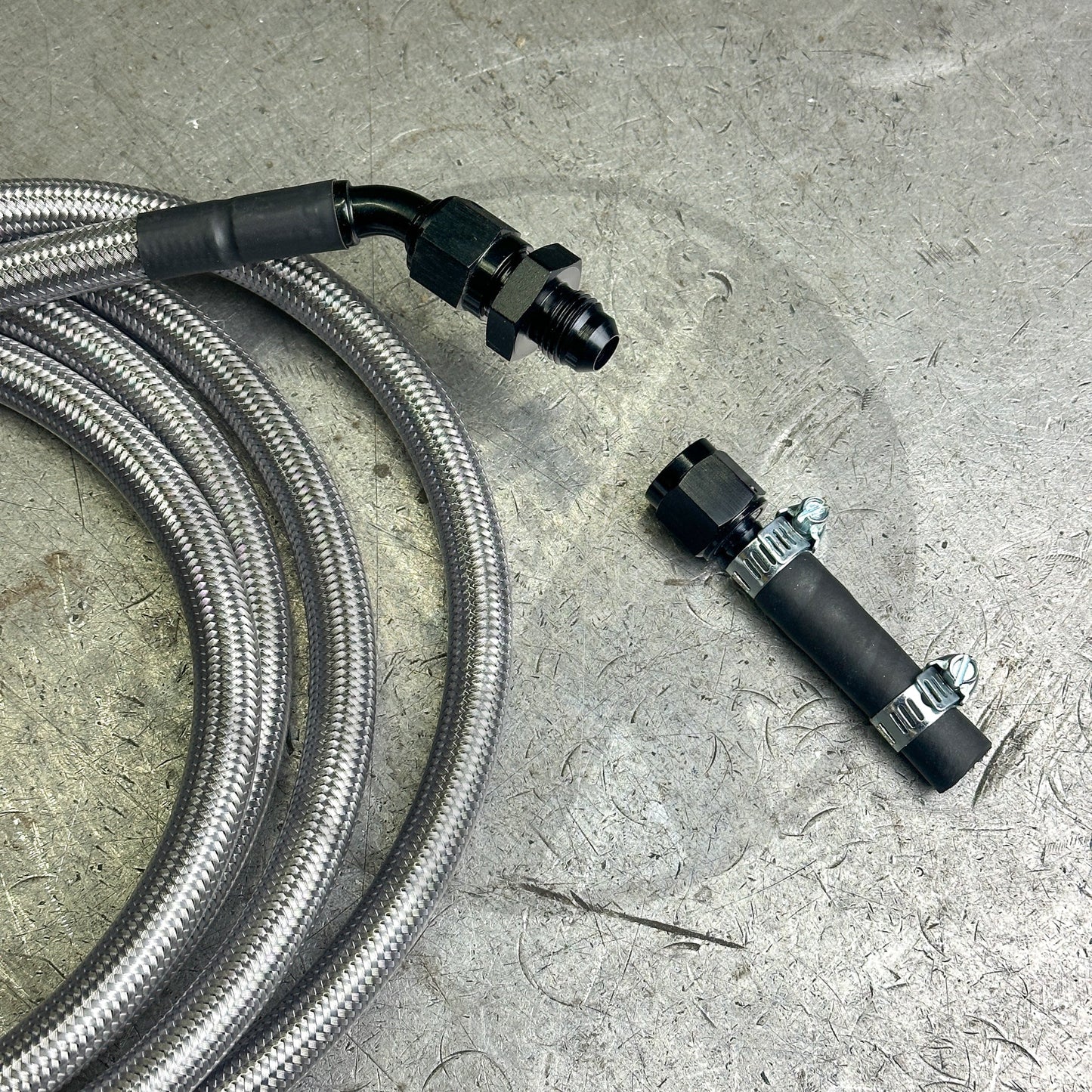 94-01 Integra E85 Compatible Stainless Steel Fuel Lines Kit - 6AN | Bolt On