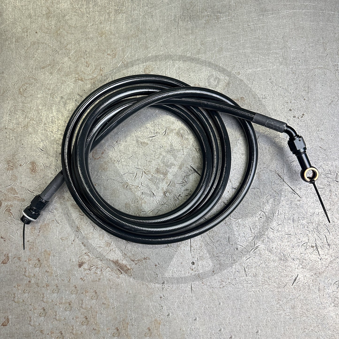 94-01 Integra E85 Compatible Black Stainless Steel Fuel Lines Kit - 6AN | Bolt On