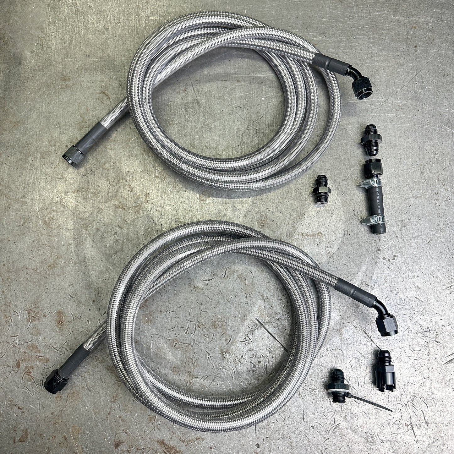 96-00 Civic E85 Compatible Stainless Steel Fuel Lines Kit - 6AN | Bolt On