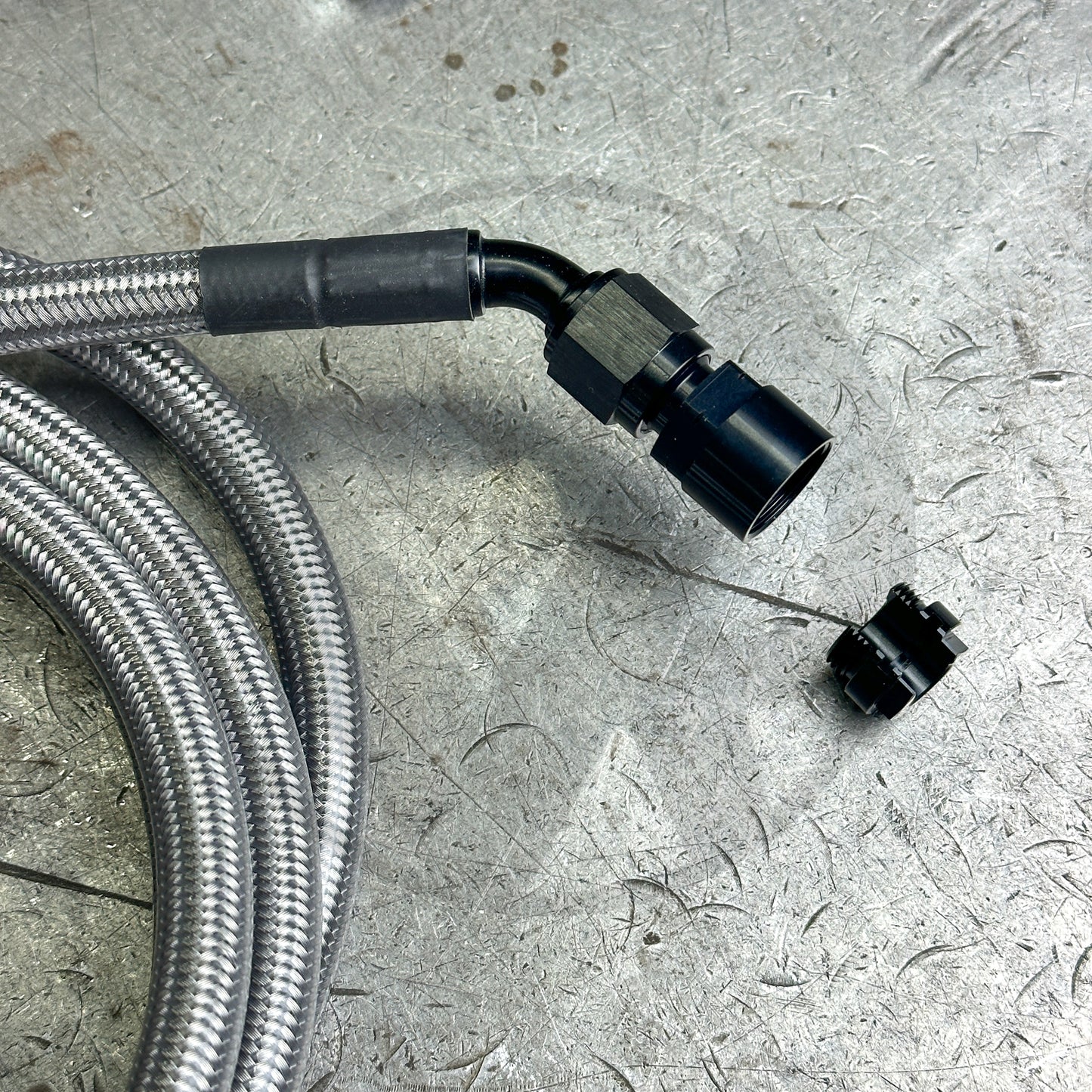 96-00 Civic E85 Compatible Stainless Steel Fuel Lines Kit - 6AN | Bolt On