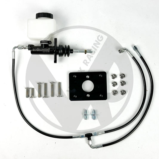 Black Wilwood Brake Boost Delete Kit Black Brake Lines- Honda Acura EG, EK, DC