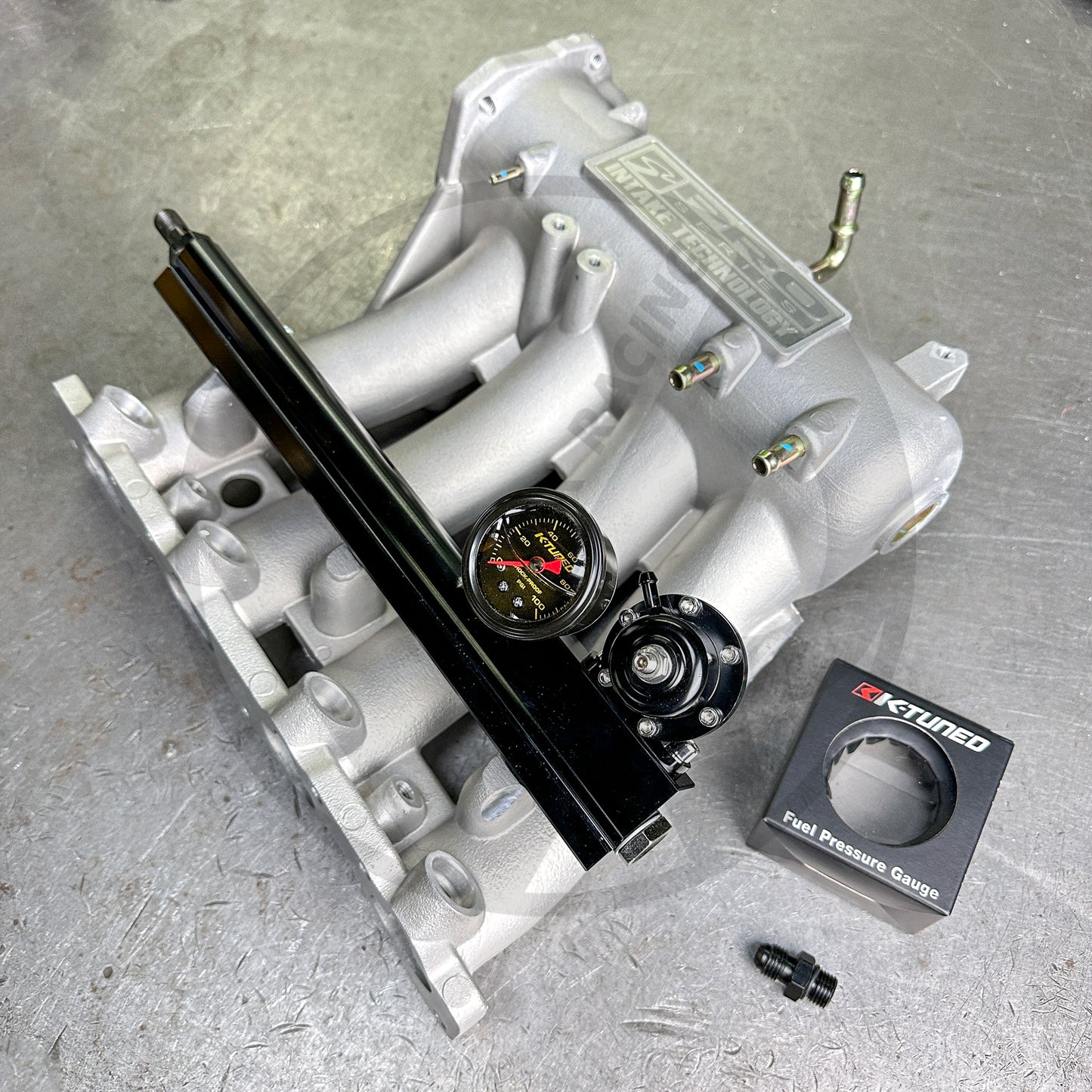 AEM Style Fuel System With K-Tuned Fuel Pressure Gauge for Honda D16Z6 D15 3 Bolt Style