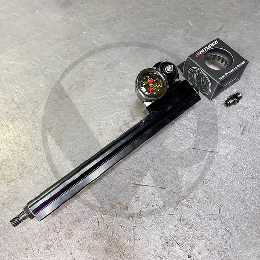 AEM Style Fuel System With K-Tuned Fuel Pressure Gauge for Honda D16Z6 D15 3 Bolt Style