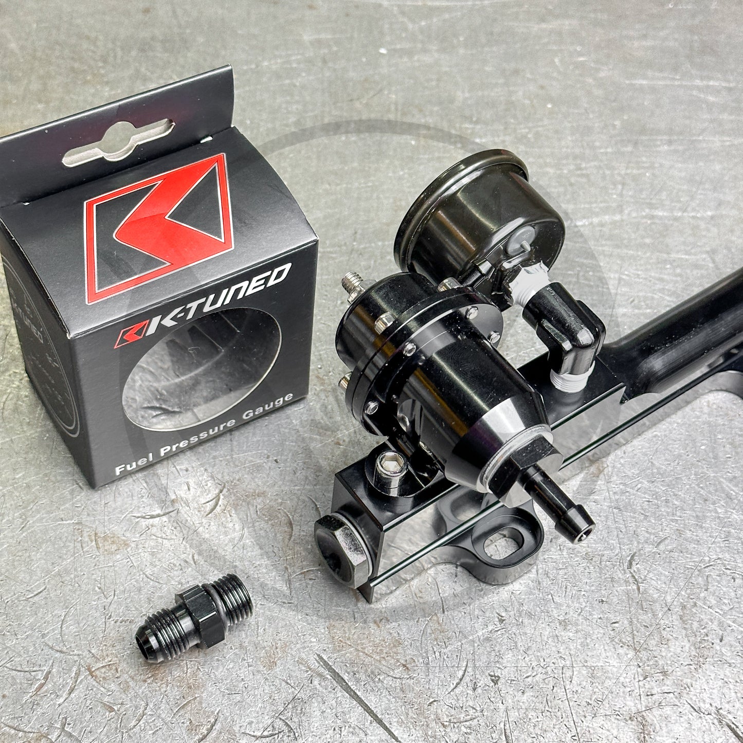 AEM Style Fuel System With K-Tuned Fuel Pressure Gauge for Honda D16Z6 D15 3 Bolt Style