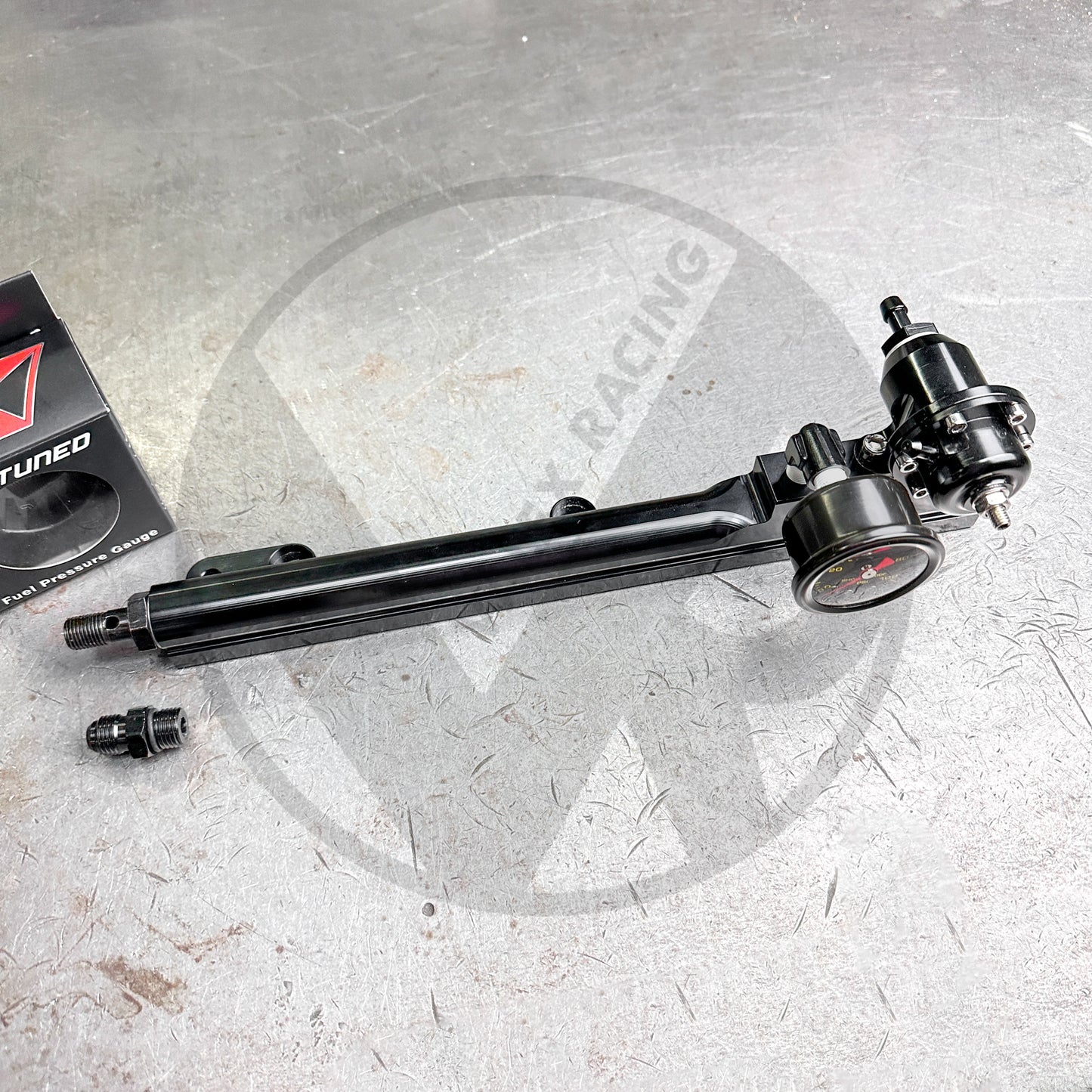 AEM Style Fuel System With K-Tuned Fuel Pressure Gauge for Honda D16Z6 D15 3 Bolt Style