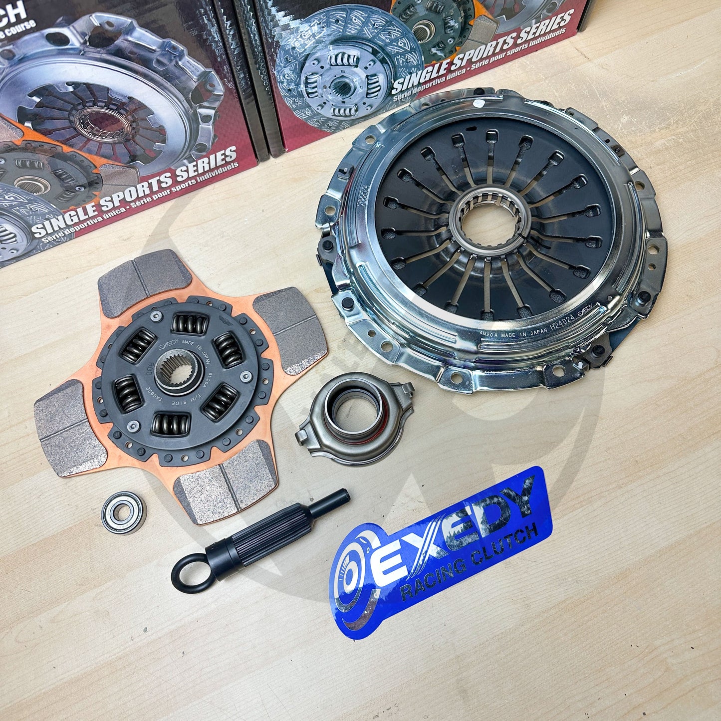 EXEDY Stage 2 Clutch Kit for 2004-2021 Subaru WRX STI 2.5L 548FT/LBS Torque | 15951P4