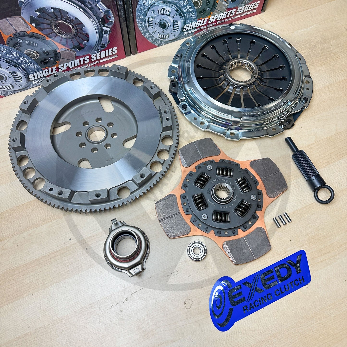 EXEDY Stage 2 Clutch & 13.4LBS Flywheel Kit for 2004-2021 Subaru WRX STI 2.5L