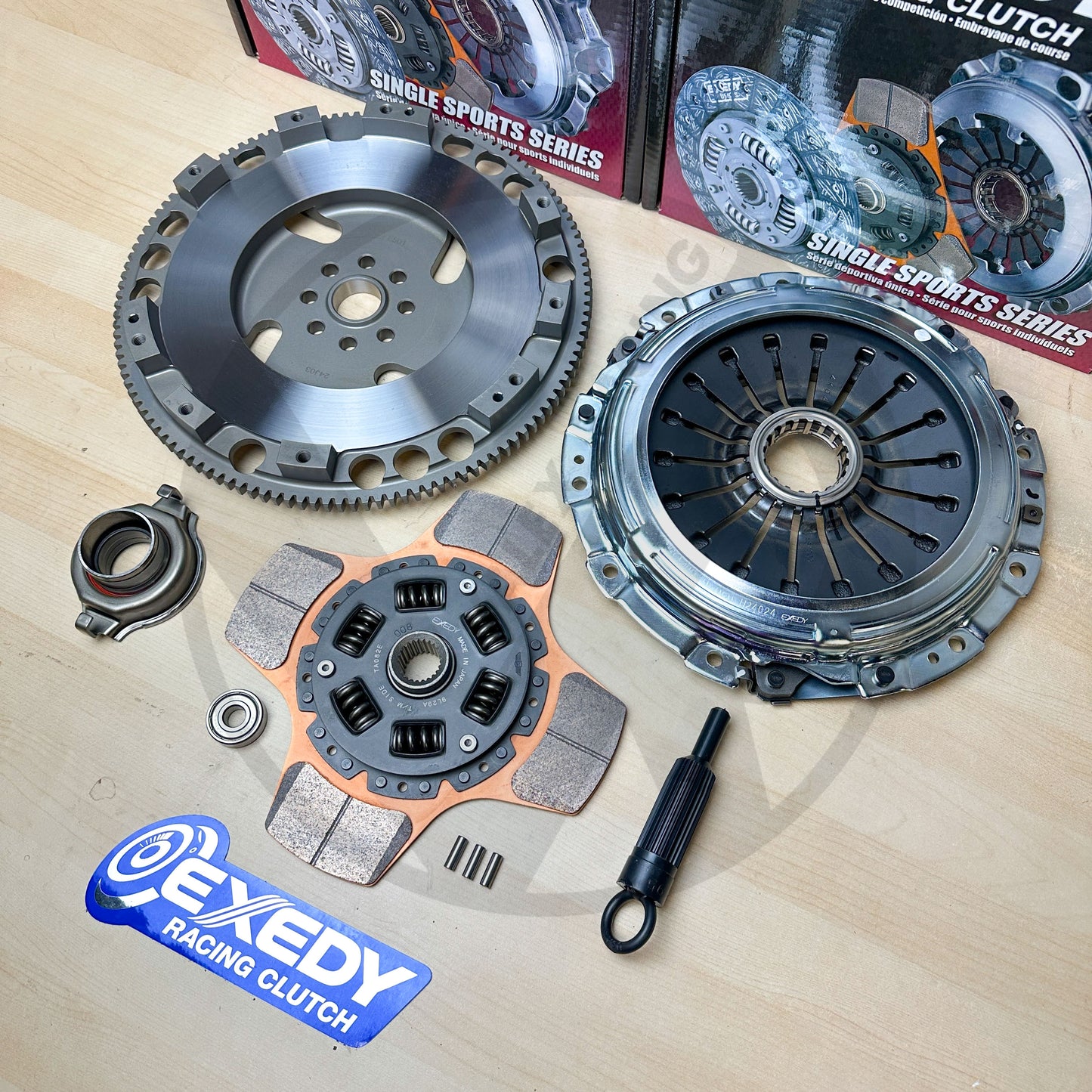 EXEDY Stage 2 Clutch & 13.4LBS Flywheel Kit for 2004-2021 Subaru WRX STI 2.5L