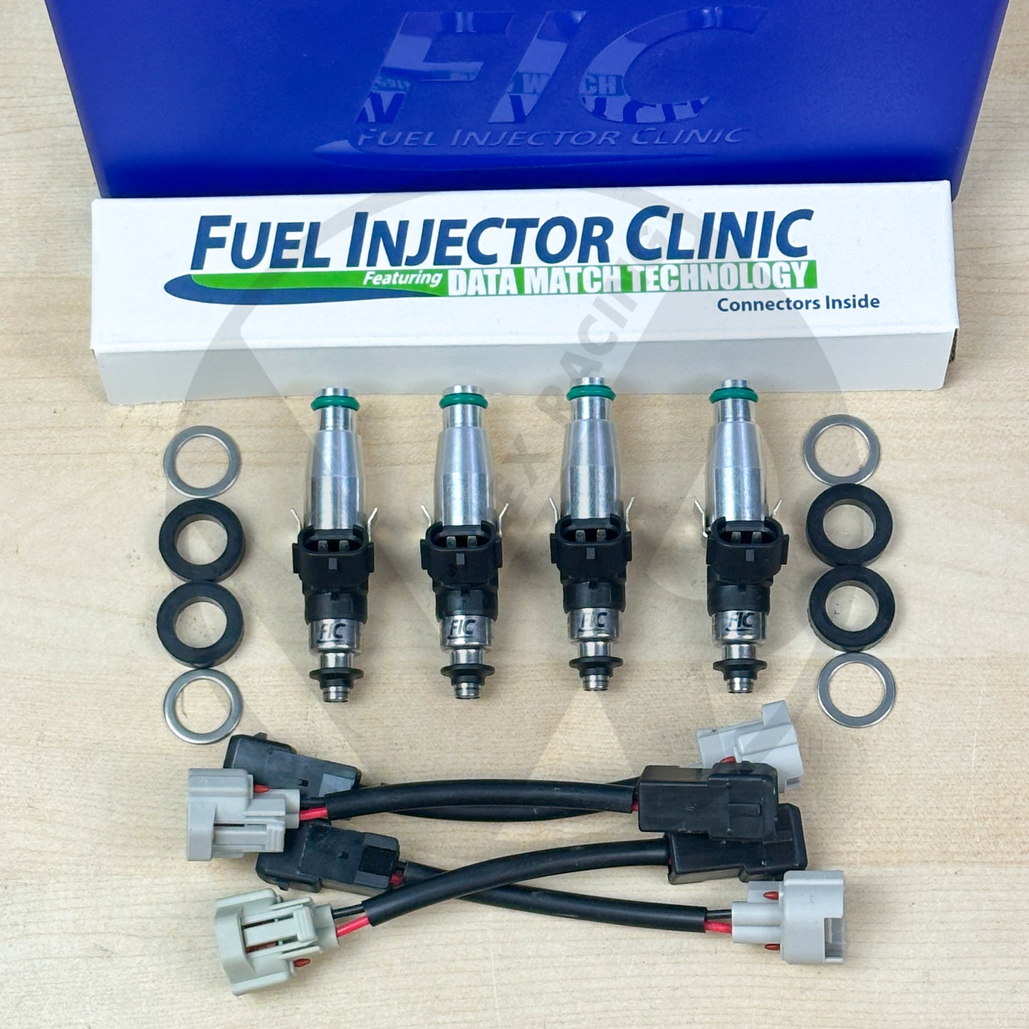 Fuel Injector Clinic 2200cc Injectors for Honda B Series B16 B18 B20 -OEM Length