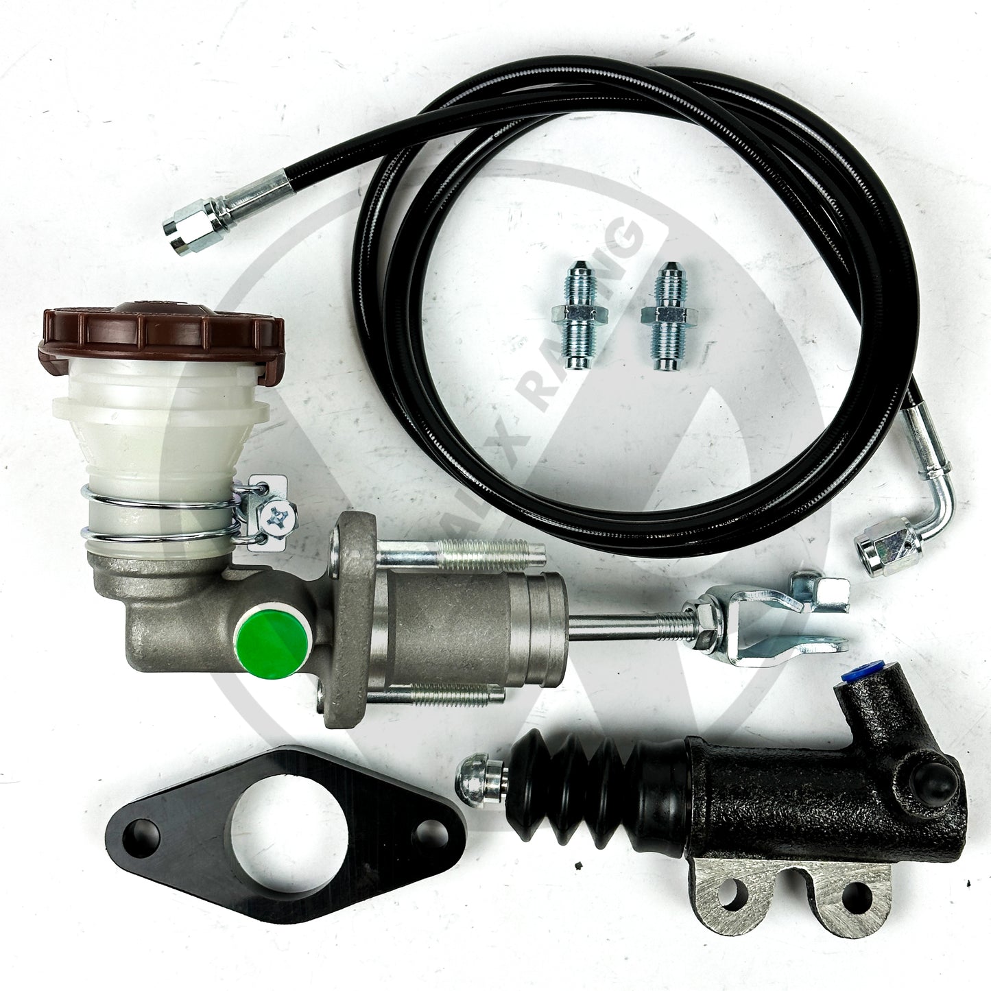 S2000 (S2K) Clutch Master Cylinder (CMC) & Exedy Slave Cylinder Kit with Stainless Steel Clutch Line (Fits: 90-97 Accord & 92-01 Prelude)