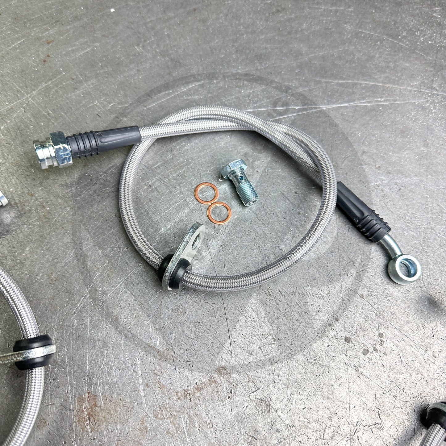 Stainless Steel Braided Front Rear Brake Lines Upgrade For 17-20 Honda Civic Si